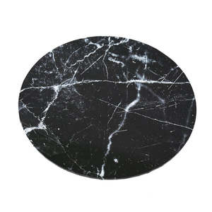 Cake Boards Round Black: Black Marble Masonite Cake board 10 inch round