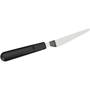 Scrapers And Spatulas: Wilton 9 inch Tapered Spatula offset angled black handle