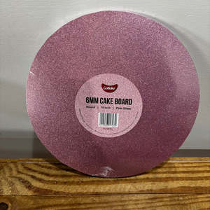 Glitter Pink cake board round 10 inch