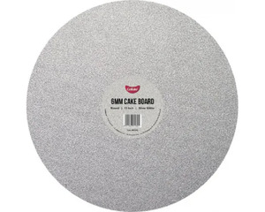 Cake Boards Round Silver: Glitter Silver cake board round 12 inch