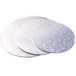 Cake Boards Round Silver: Cake board round SILVER 5 inch