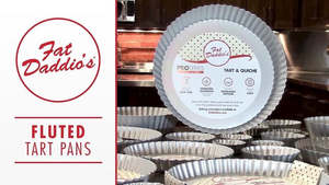 Fluted tart or quiche pan 11 x 1 inch deep Fat Daddios