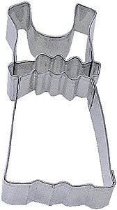 Dress with Bodice fondant or cookie cutter