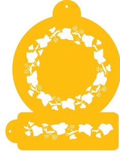 Christmas Stencils: Winterthur Ivy Ring stencil set
