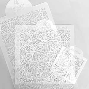 3 piece stencil set Jungle Leaf