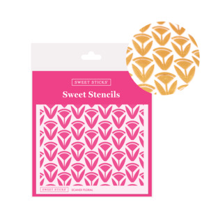 Floral Stencils: Scandi Floral Stencil by Sweet Sticks