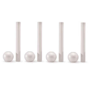 Dowels Pillars Supports: Globe pillar set 2 inch globes