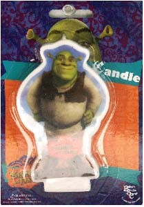 Licensed Character Candles: Shrek 3 candle