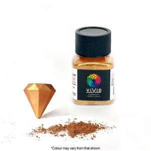 All: Vivid Antique Gold 10g pot Edible Metallic lustre dust