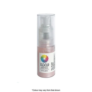 Edible glitter pump 10g by Vivid Blush pink