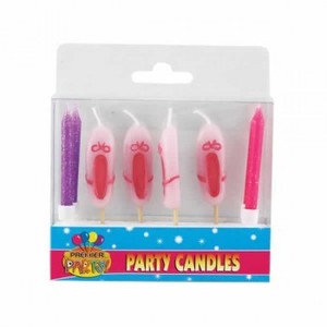 Ballet shoes pick candles set