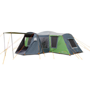 Takahe 10 Family Blackout Tent With 3 Rooms & Height For Bunks
