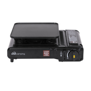 Butane Stove Single Burner with Hotplate Kiwi Camping