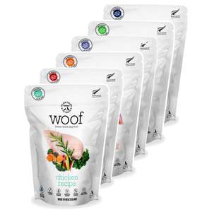 Raw Dry Food: WOOF Freeze Dried Treats