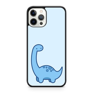 Baby Blue Dinosaur Phone Case