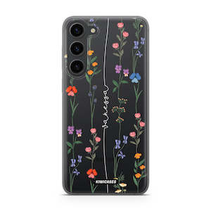 Floral String White - Galaxy S24 Plus - Custom