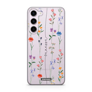 Custom: Floral String Black - Galaxy S24 Plus - Custom
