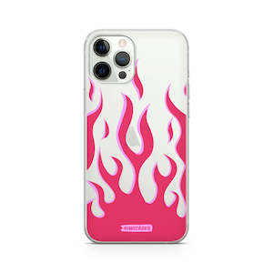 Pink Fire Flames - iPhone 12/12 Pro