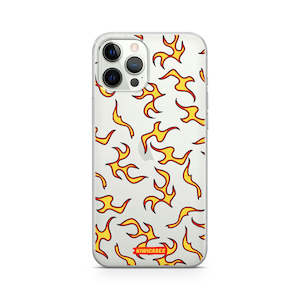 Iphone 12 12 Pro: Yellow Fire Flames - iPhone 12/12 Pro