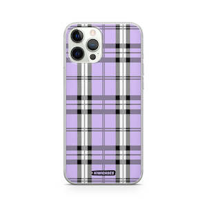 Purple Plaid - iPhone 12/12 Pro