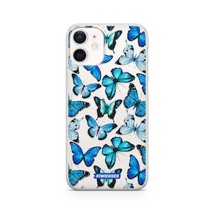 Blue Butterflies - iPhone 12 Mini