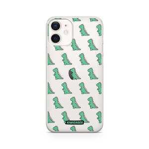 Iphone 12 Mini: Green Dinosaurs - iPhone 12 Mini