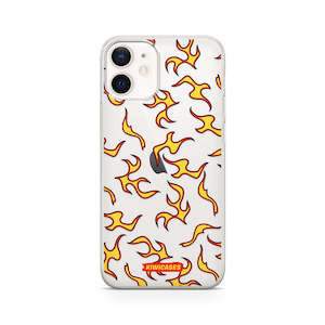 Yellow Fire Flames - iPhone 12 Mini
