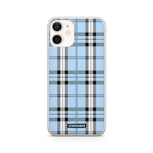 Blue Plaid - iPhone 12 Mini