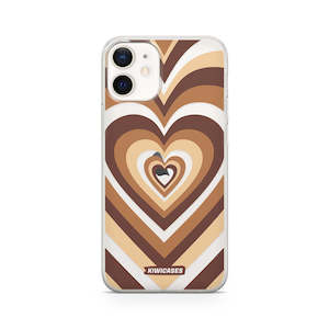 Latte Hearts - iPhone 12 Mini