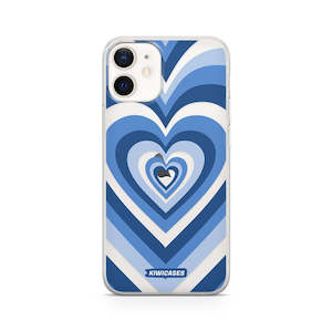 Iphone 12 Mini: Blue Hearts - iPhone 12 Mini