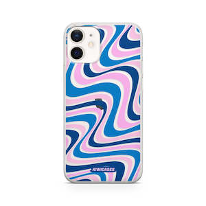 Wavey Blue Pink - iPhone 12 Mini