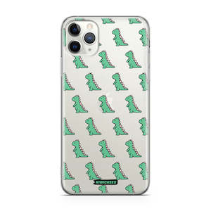 Iphone 11 Pro Max: Green Dinosaurs - iPhone 11 Pro Max