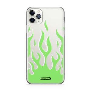 Iphone 11 Pro Max: Green Fire - iPhone 11 Pro Max