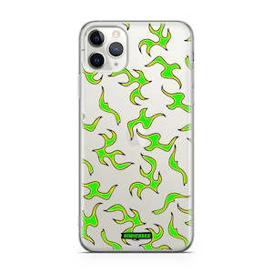 Green Fire Flames - iPhone 11 Pro Max