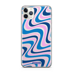 Wavey Blue Pink - iPhone 11 Pro Max
