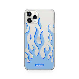 Iphone 11 Pro: Blue Fire Flames - iPhone 11 Pro
