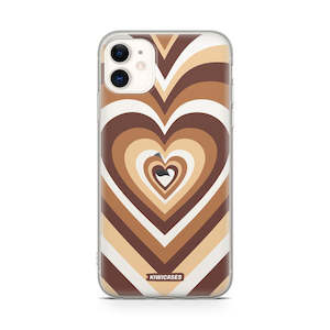 Iphone 11: Latte Hearts - iPhone 11