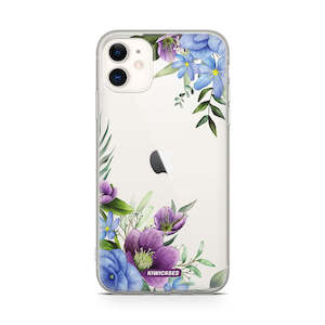 Blue and Purple Daisies - iPhone 11