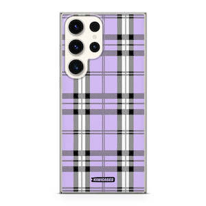 Galaxy S23 Ultra: Purple Plaid - Galaxy S23 Ultra
