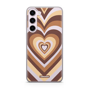 Galaxy S23 Plus: Latte Hearts - Galaxy S23 Plus