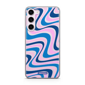 Wavey Blue Pink - Galaxy S23 Plus