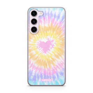 Galaxy S23 Plus: Tie Dye Hearts - Galaxy S23 Plus