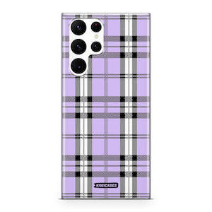 Galaxy S22 Ultra: Purple Plaid - Galaxy S22 Ultra