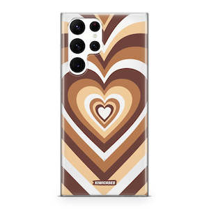 Latte Hearts - Galaxy S22 Ultra