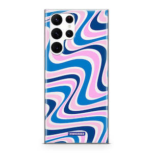 Galaxy S22 Ultra: Wavey Blue Pink - Galaxy S22 Ultra