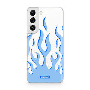 Galaxy S22 Plus: Blue Fire Flames - Galaxy S22 Plus