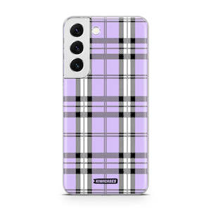 Purple Plaid - Galaxy S22 Plus
