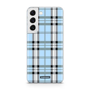 Blue Plaid - Galaxy S22 Plus