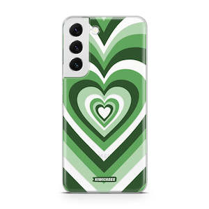 Galaxy S22 Plus: Green Hearts - Galaxy S22 Plus