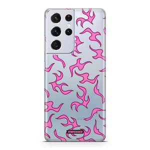Pink Flames - Galaxy S21 Ultra